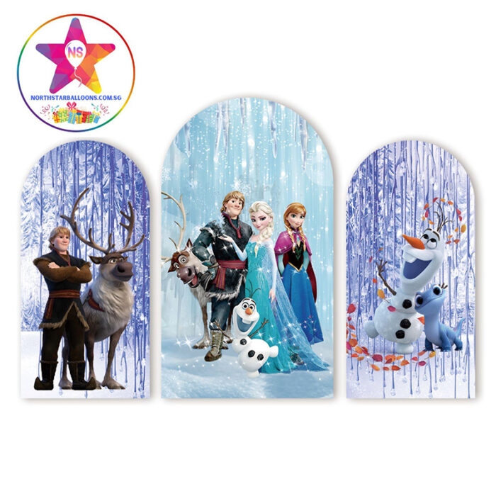 Frozen 3pcs Moon Arch Frame Set - North Star Balloons