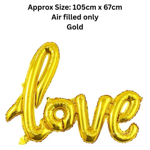 Love Foil (Gold)- Air Filled only