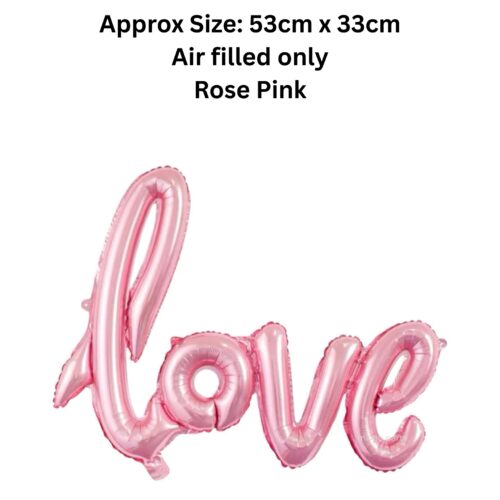 Love Foil (Rose Pink)- Air Filled only