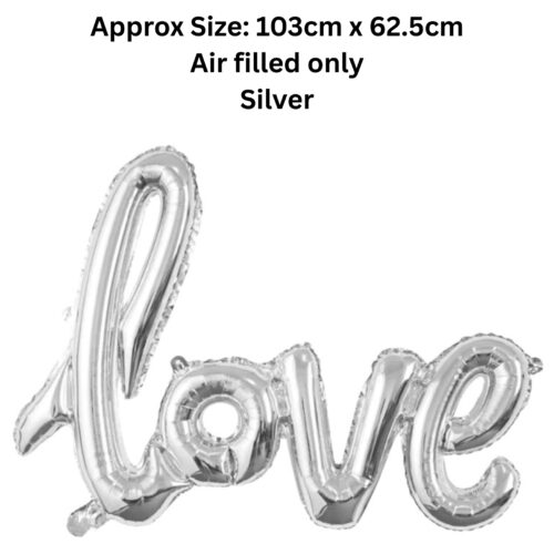 Love Foil (Silver)- Air Filled only